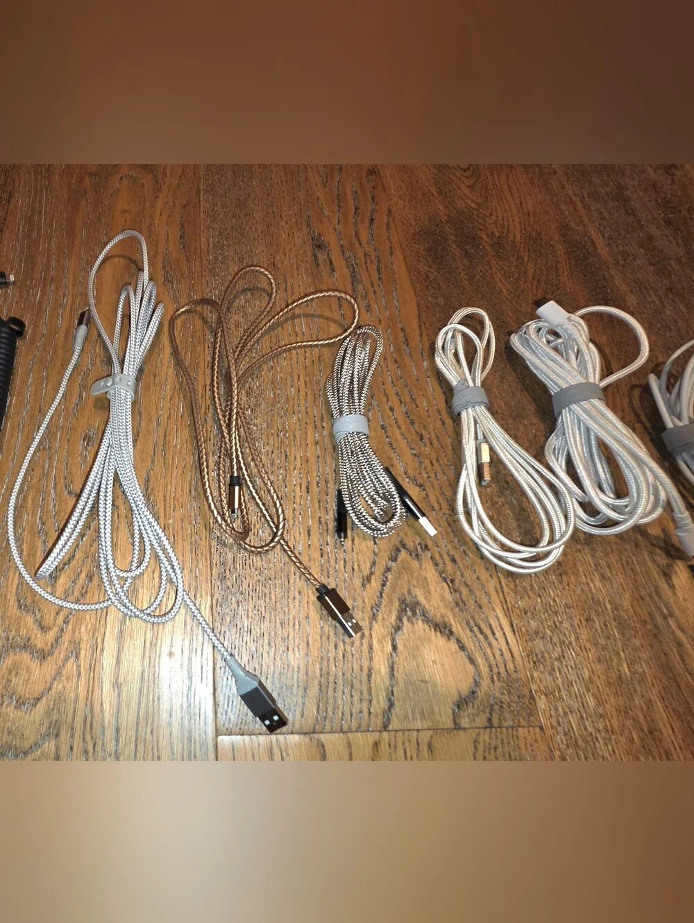 Apple - Lightning Cords Bundle - 14 Cords w/Wraps - (Lighting, USB-A, USB-C, 12V
